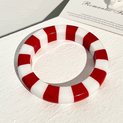 Resin Bangles BJEW-H600-58B-02-1
