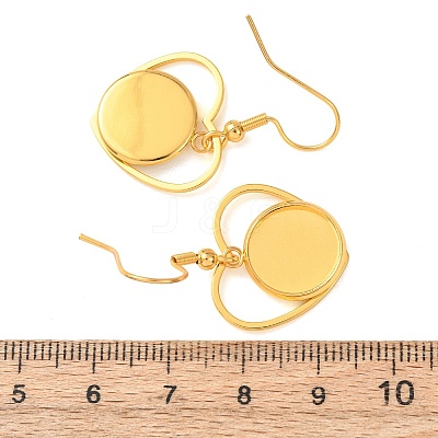 304 Stainless Steel Earring Cabochon Settings STAS-D267-01G-G-1