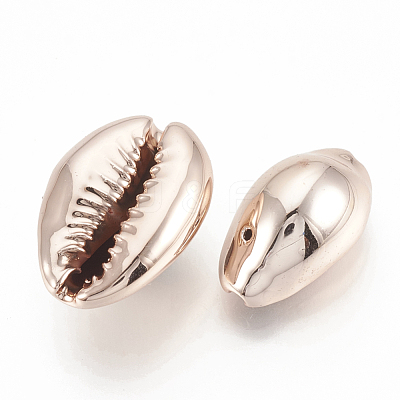 Plated Cowrie Shell Pendants SSHEL-Q305-02A-03-1