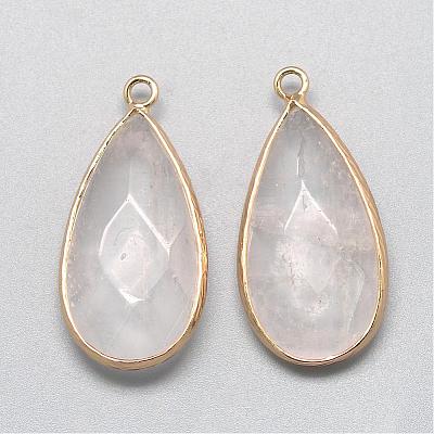 Natural Quartz Crystal Pendants G-S221-13G-1