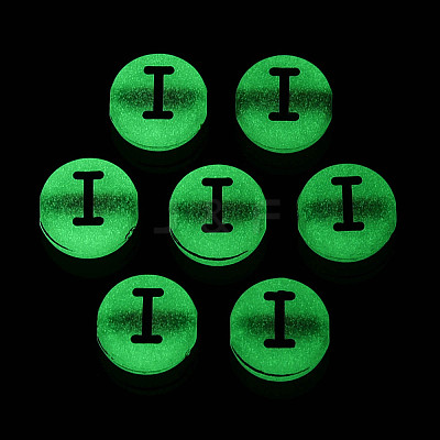 Luminous Frosted Acrylic Beads FACR-T008-02I-1
