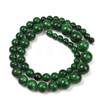 Natural Mashan Jade Graduated Beads Strands GG-CBA2AE1-A08-A-1