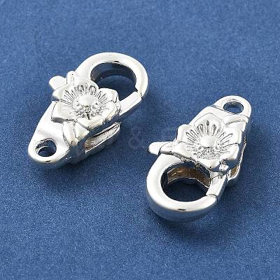 Brass Lobster Claw Clasps KK-R216-18B-S-1