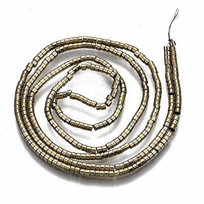 Electroplate Non-magnetic Synthetic Hematite Beads Strands G-T114-57-02-1