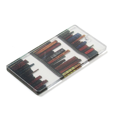 Opaque Acrylic Pendants X-SACR-P026-B02-1
