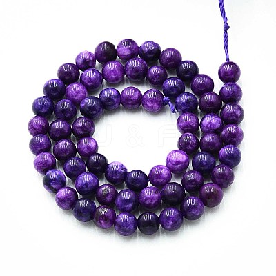 Natural Quartz Beads Strands G-N355-6mm-38-1