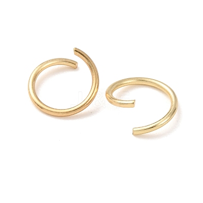 Brass Open Jump Rings KK-G604-08G-13-1