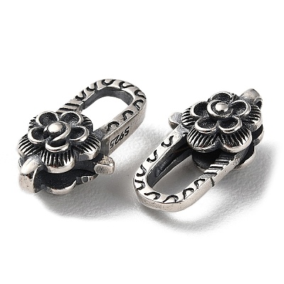 925 Thailand Sterling Silver Lobster Claw Clasps STER-D003-39AS-1