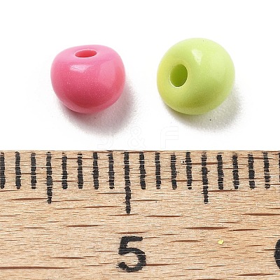 Acrylic Imitation Pearl Beads OACR-D300-01A-1