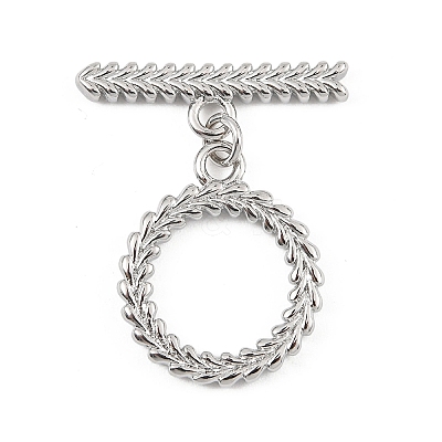 SHEGRACE Brass Toggle Clasps XGR0124P-135P-1