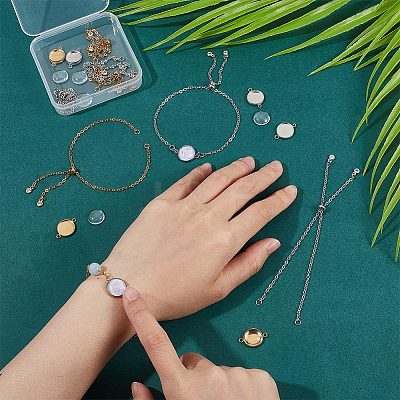 DIY Blank Dome Bracelet Making Kit DIY-UN0003-94-1