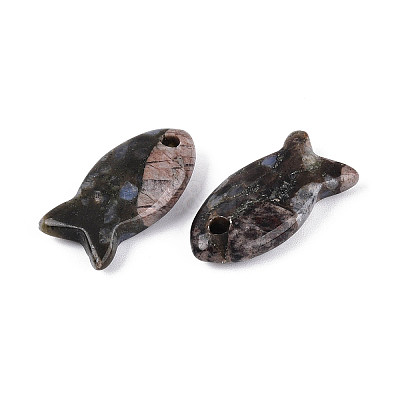 Natural Glaucophane Pendants G-N342-106B-1