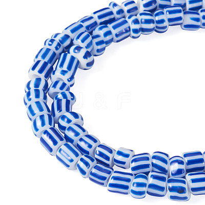 2Strands Handmade Lampwork Beads Strands BLOW-TADJ0001-01F-1