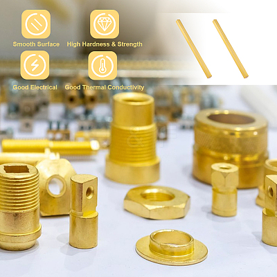 2Pcs Brass Sheets DIY-OC0013-55A-1