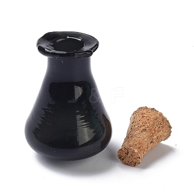 Glass Cork Bottles AJEW-O032-01J-1
