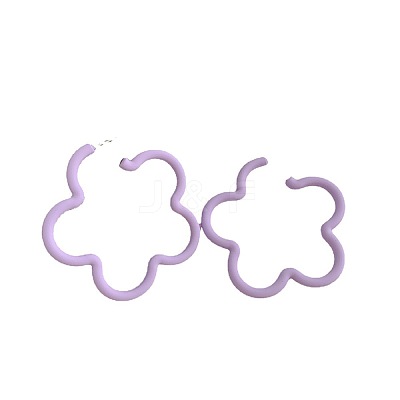 Acrylic Stud Earrings for Girls WG49414-01-1