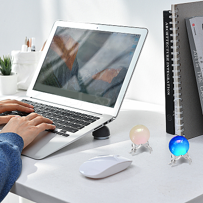Alloy Crystal Ball Holders ODIS-WH0007-59B-P-1