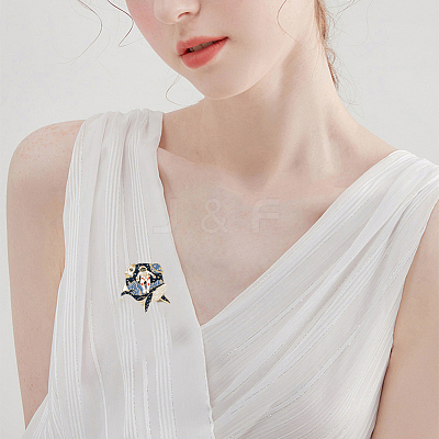 Creative Zinc Alloy Brooches JEWB-R015-012G-1