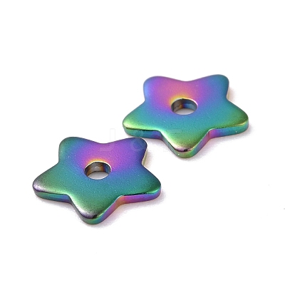 Rainbow Color Ion Plating(IP) 304 Stainless Steel Beads STAS-D185-02M-02-1