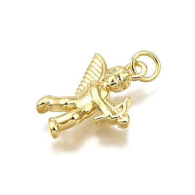 Rack Plating Brass Pendants KK-D343-07G-1