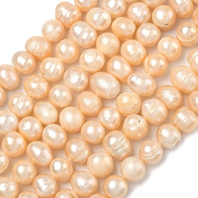 Natural Cultured Freshwater Pearl Beads Strands PEAR-L034-12E-1