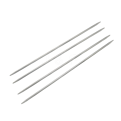 Tarnish Resistant Stainless Steel Double Pointed Knitting Needles(DPNS) TOOL-R044-240x3.5mm-1