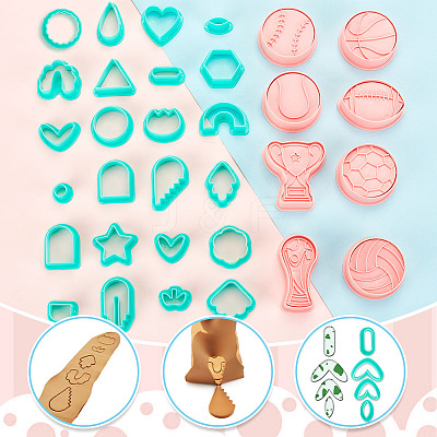 32Pcs Plastic & Resin Molds DIY-GA0005-87-1
