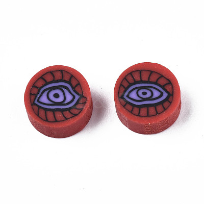 Handmade Polymer Clay Beads X-CLAY-N008-045-1