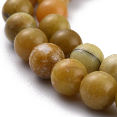 Natural Yellow Opal Beads G-P446-02B-1