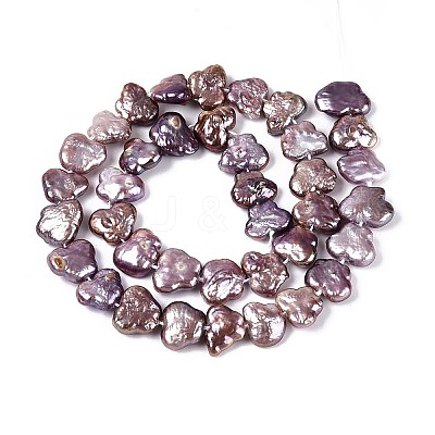 Natural Baroque Keshi Pearl Beads Strands PEAR-N020-P41-02A-1