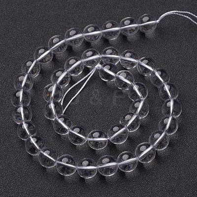 Synthetic Quartz Crystal Beads Strands GSR4mmA039-1-1