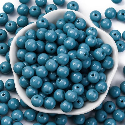 Opaque Colours Glass Seed Beads SEED-Z004-P8MM-07-1