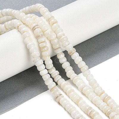 Natural Freshwater Shell Beads Strands BSHE-H109-07-1