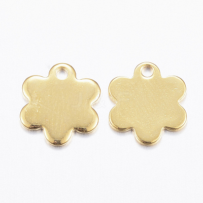 201 Stainless Steel Charms STAS-P142-14G-1
