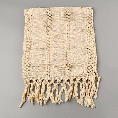 Cotton and Linen Table Runner for Dining Table AJEW-WH20059-34B-02-1
