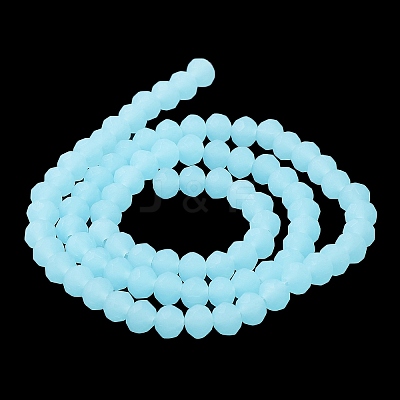 Imitation Jade Solid Color Glass Beads Strands LS-EGLA-A034-J2mm-MD04-1