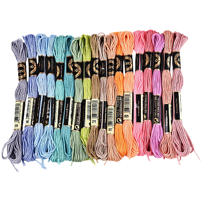 6-Ply Polyester Embroidery Floss OCOR-WH20074-01B-01-1