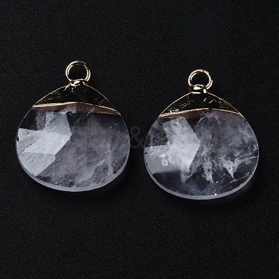 Natural Quartz Crystal Pendants G-Q998-030-1