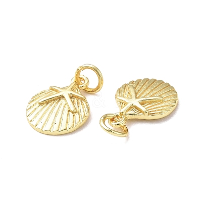Rack Plating Brass Charms X-KK-F849-01G-1
