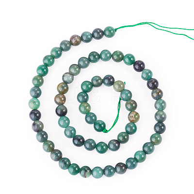 1Strand Natural African Jade Beads Strands G-TA0003-50C-1