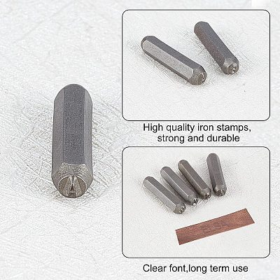 Alloy Steel Stamps AJEW-WH0152-15-1