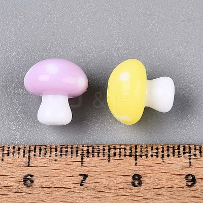 Opaque Acrylic Beads OACR-N152-04-1
