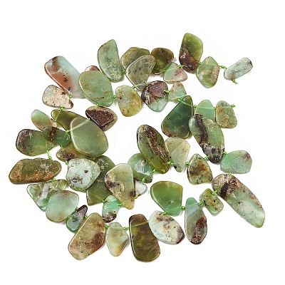 Natural Chrysoprase Beads Strands GG-CBA3D9B-14B-1