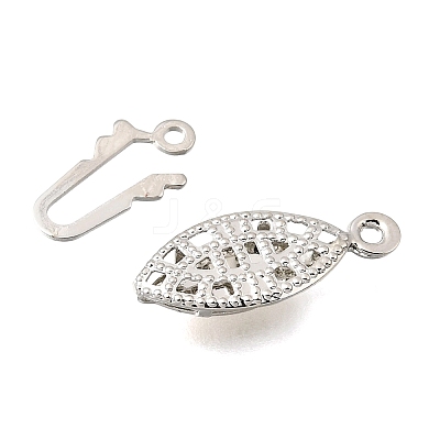 Brass Box Clasps LS-KK-C258-15P-1
