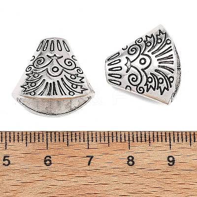 Tibetan Style Alloy Bead Cone LS-TIBE-00756-AS-RS-1