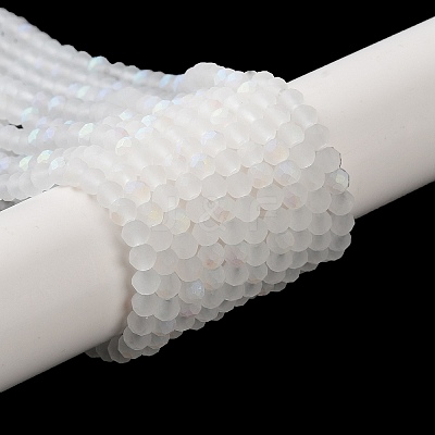 Transparent Glass Beads Strands LS-EGLA-A044-T1mm-MB19-1