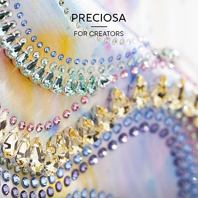 Preciosa® Crystal Hotfix Flatback Stones Y-PRC-HSS16-10020-1