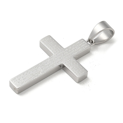 304 Stainless Steel Pendants STAS-G346-22P-1