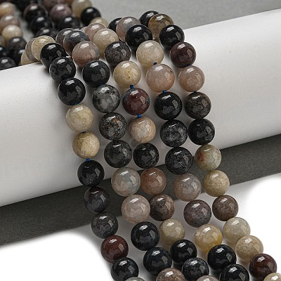 Natural Scorzalite Beads Strands G-B099-C04-06-1