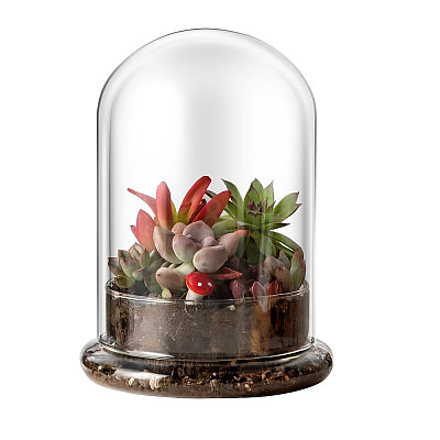 Glass Dome Cover DIY-WH0504-318-1